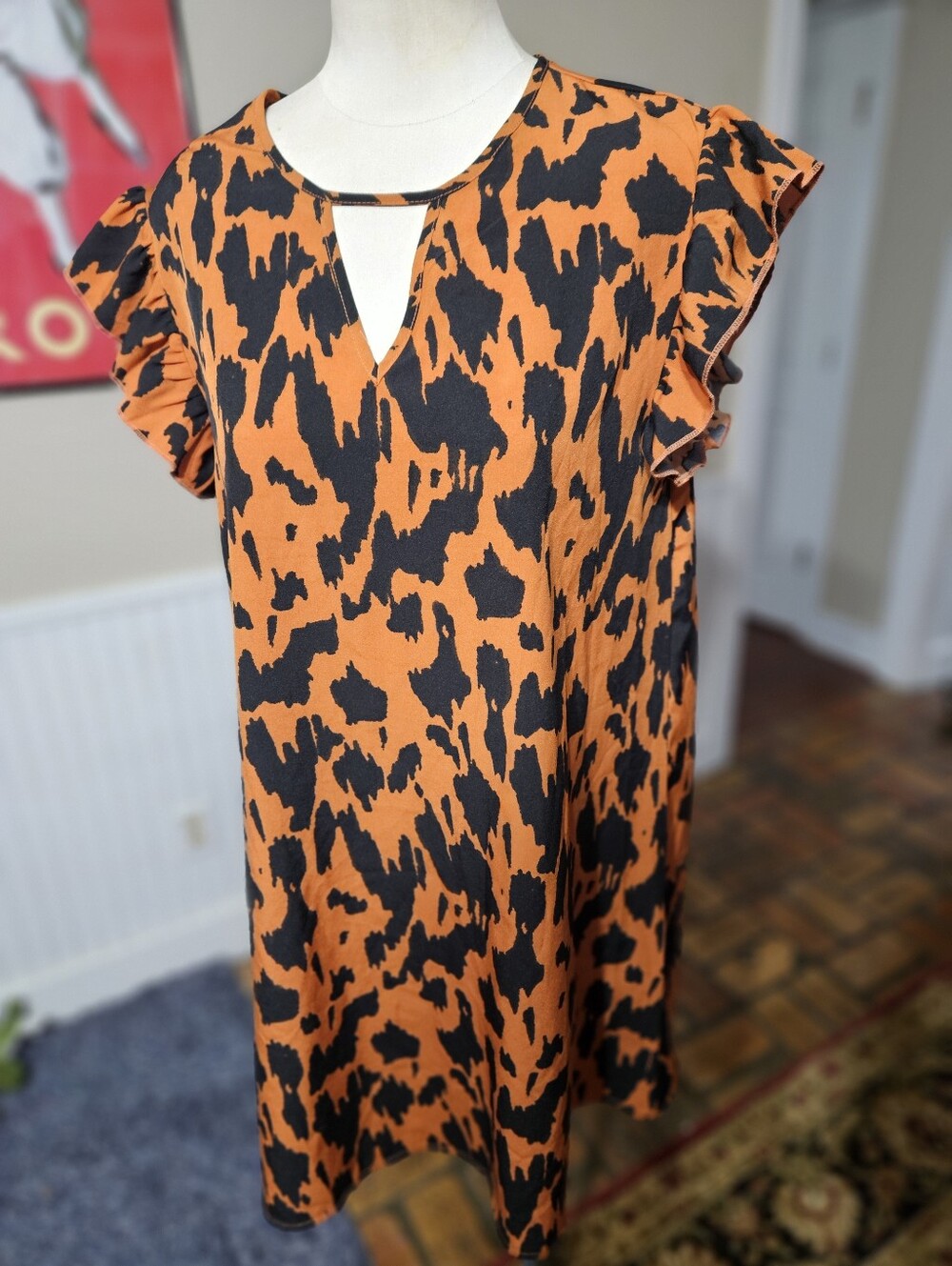 Shein Animal Print Dress Medium